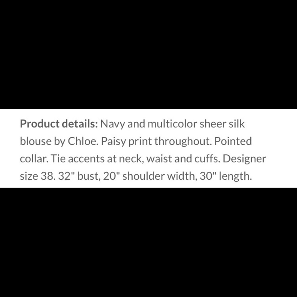 CHLOE SILK BLOUSE - Picture 6 of 11